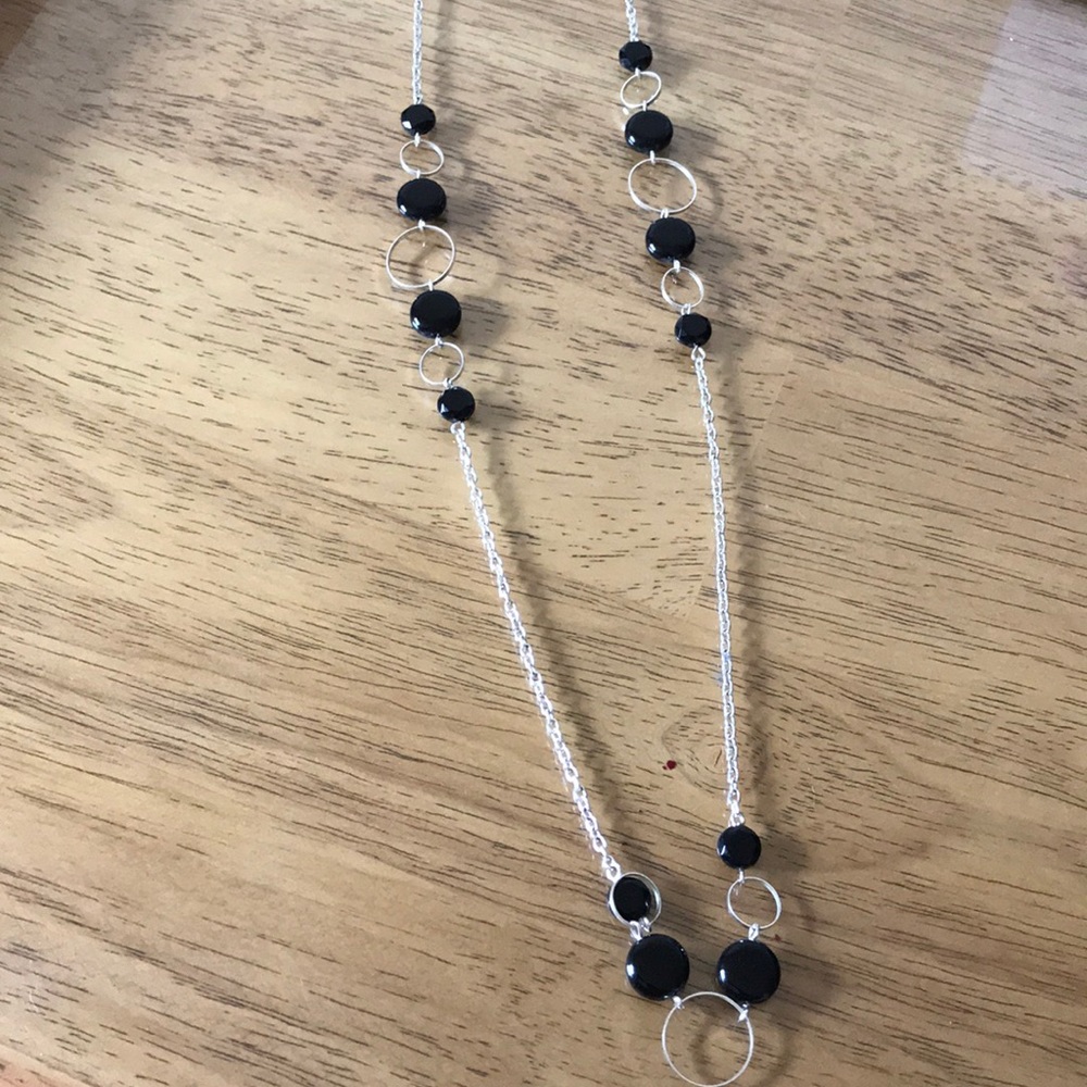 Black & Silver Necklace.
